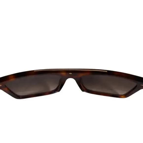 Marc Jacobs Square Sunglasses - Tortoise + Gold / Brown Gradient - NWT - Picture 8 of 11